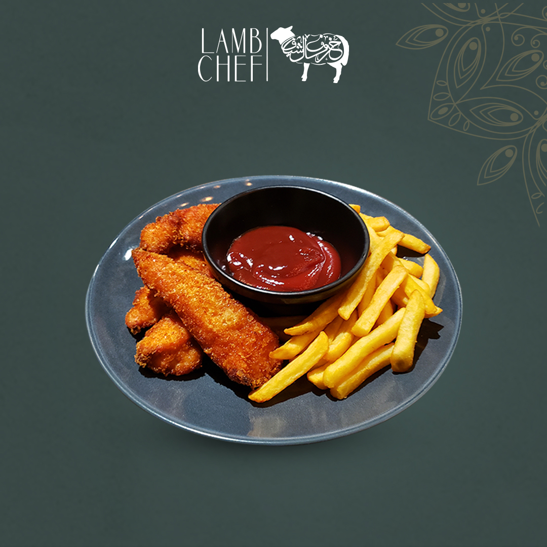 شرائح صدور الدجاج المقرمشة